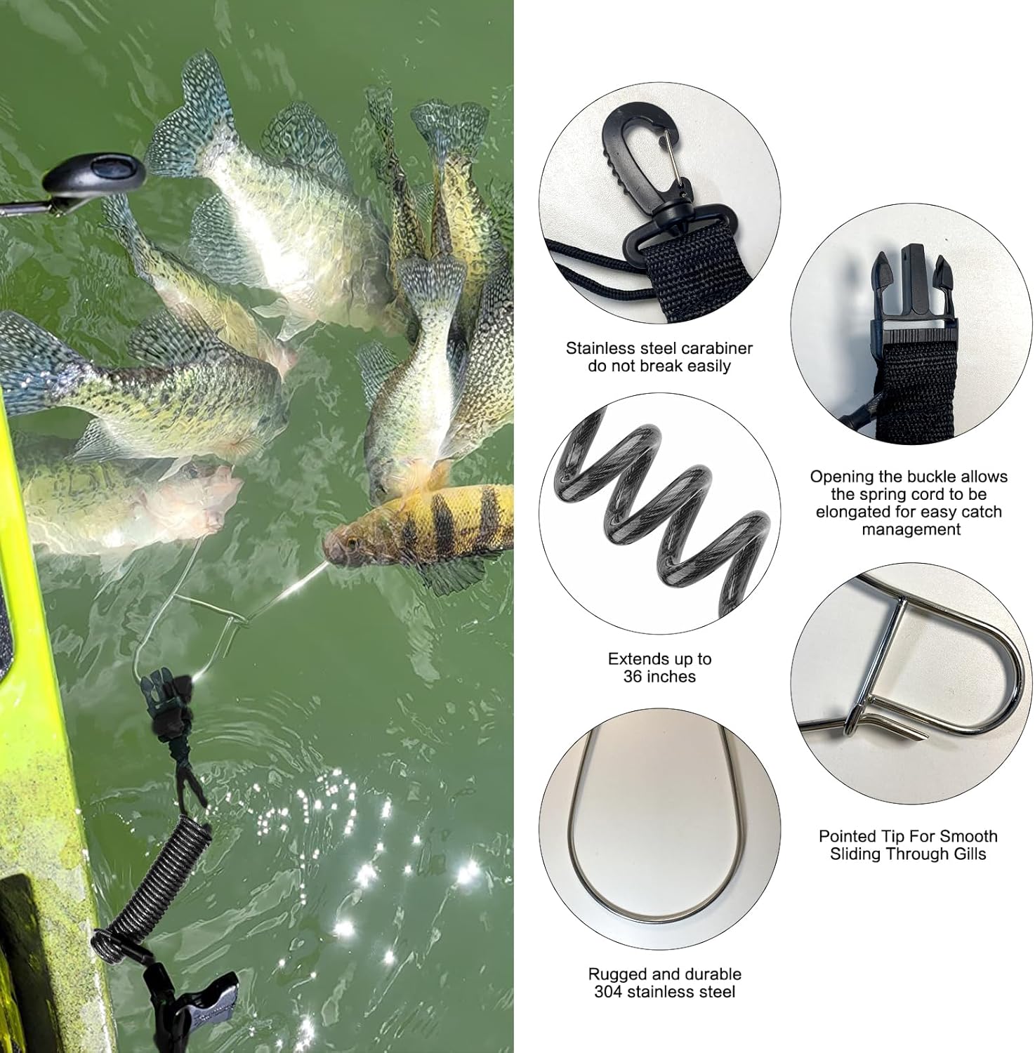 78 inch Steel Core Fish Rope Clip