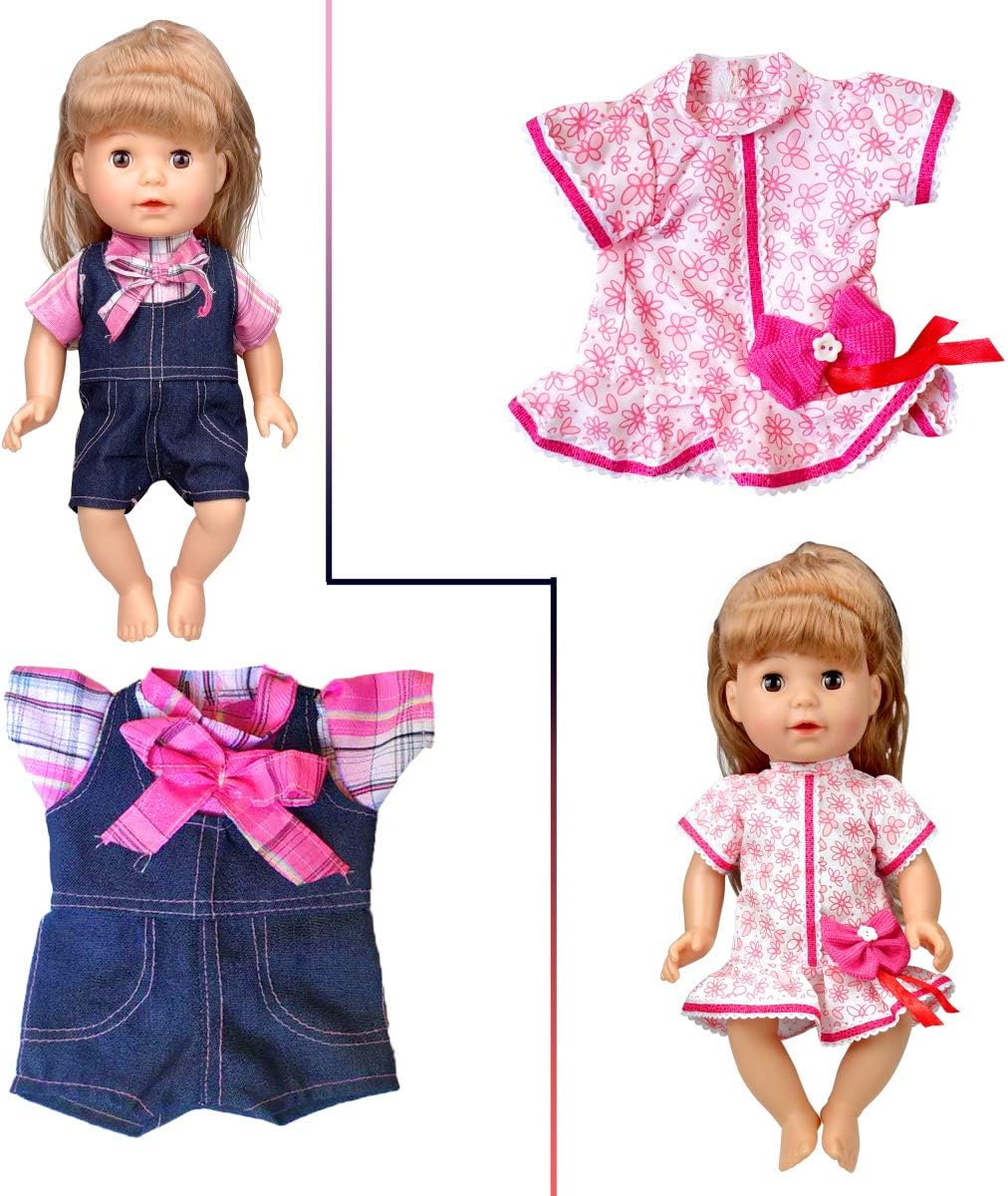8 Pack 12" Baby Doll Clothing