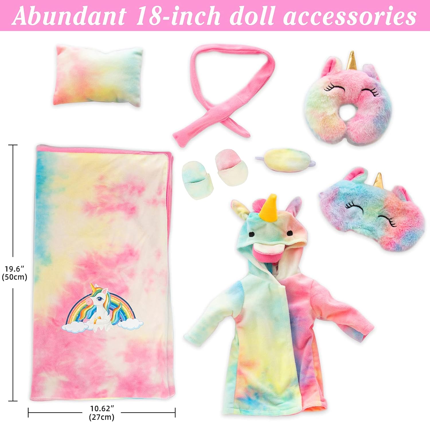 American 18" Doll Clothes and Sleeping Bag Set