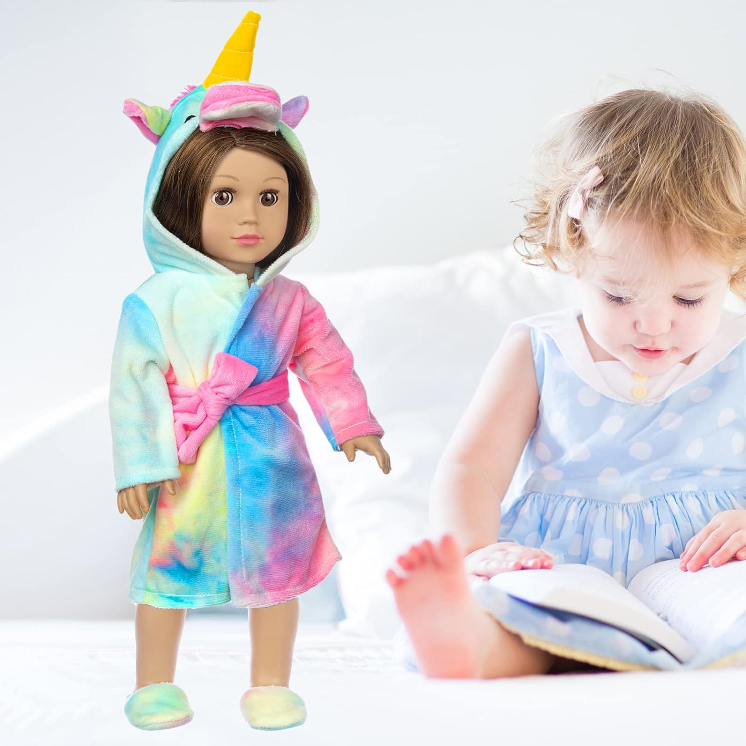 American 18" Doll Clothes and Sleeping Bag Set