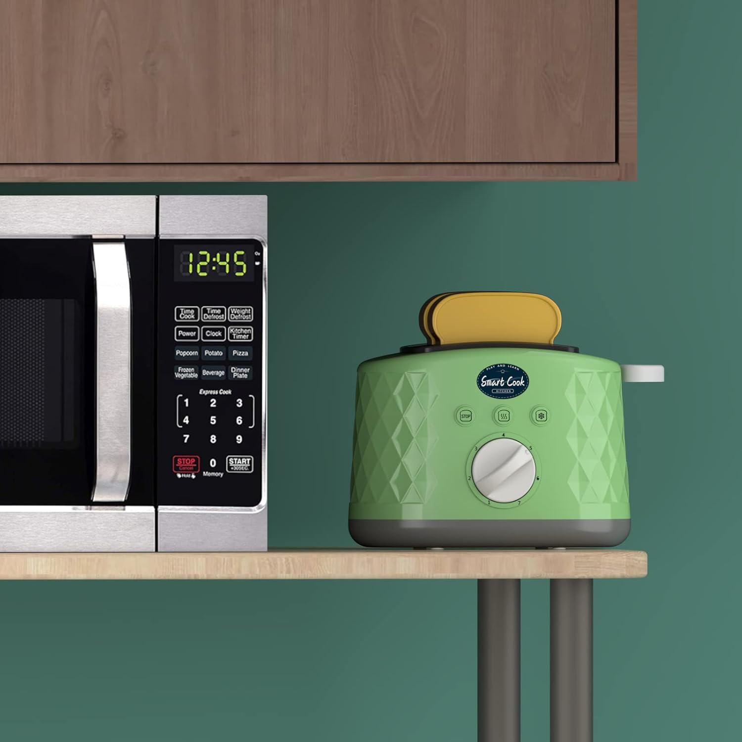 Toy Toaster with Pop Up Toast