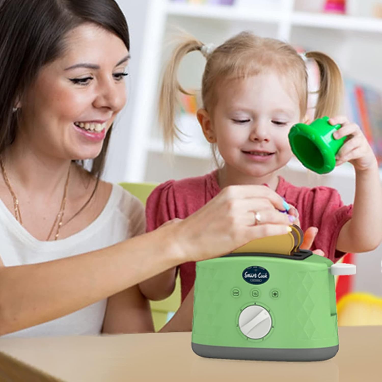 Toy Toaster with Pop Up Toast