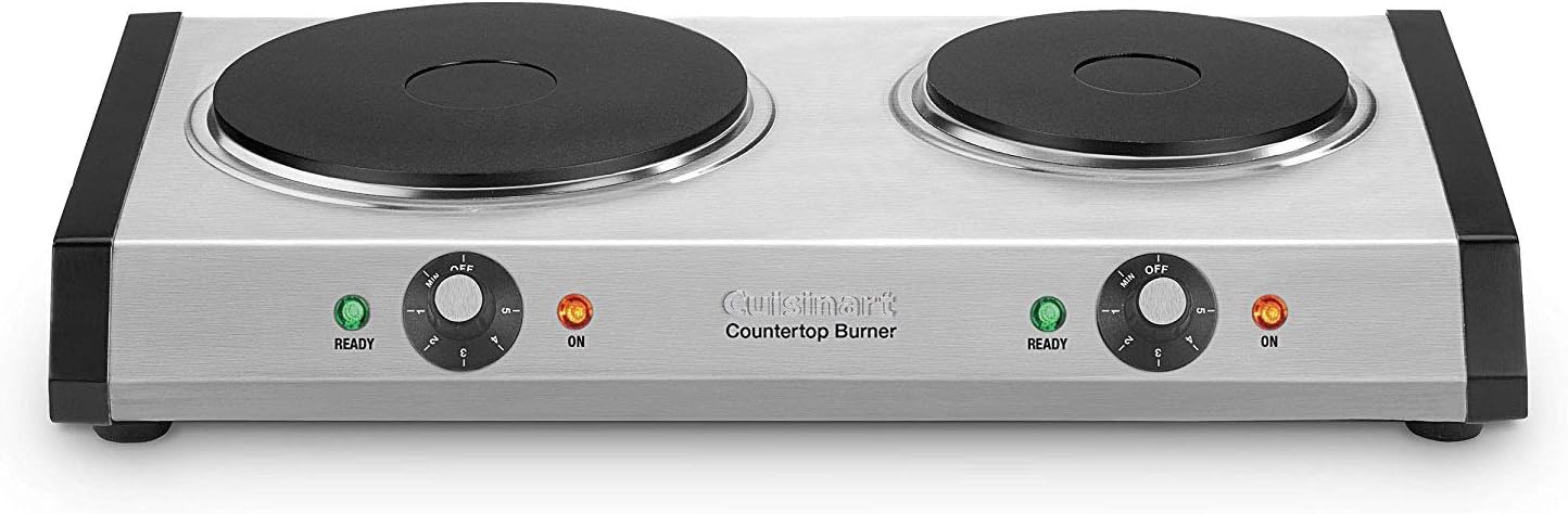 Dual Induction Cooktop with Removable Grill PanNon-Stick,1800W 2-Burner Portable Induction Cooktop with Sensor Touch 9 Power Levels,99 Minute Timer,Iron Gray