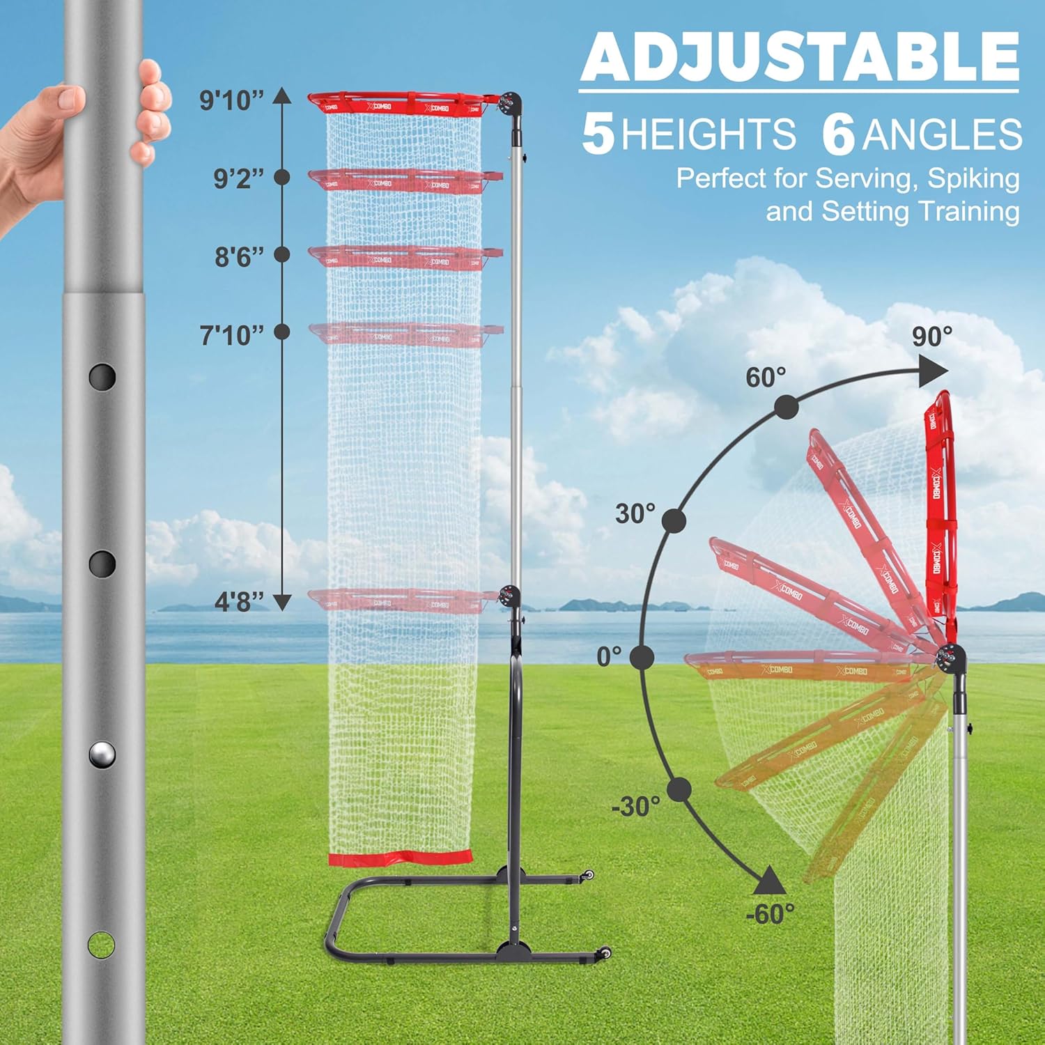 Volleyball Setter Training Net