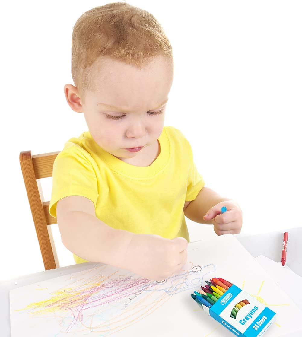 30 Crayons Bulk Pack, 24 Colors