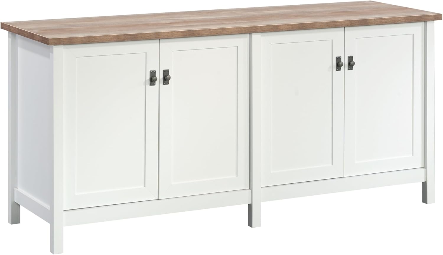 Storage Credenza, White Surface