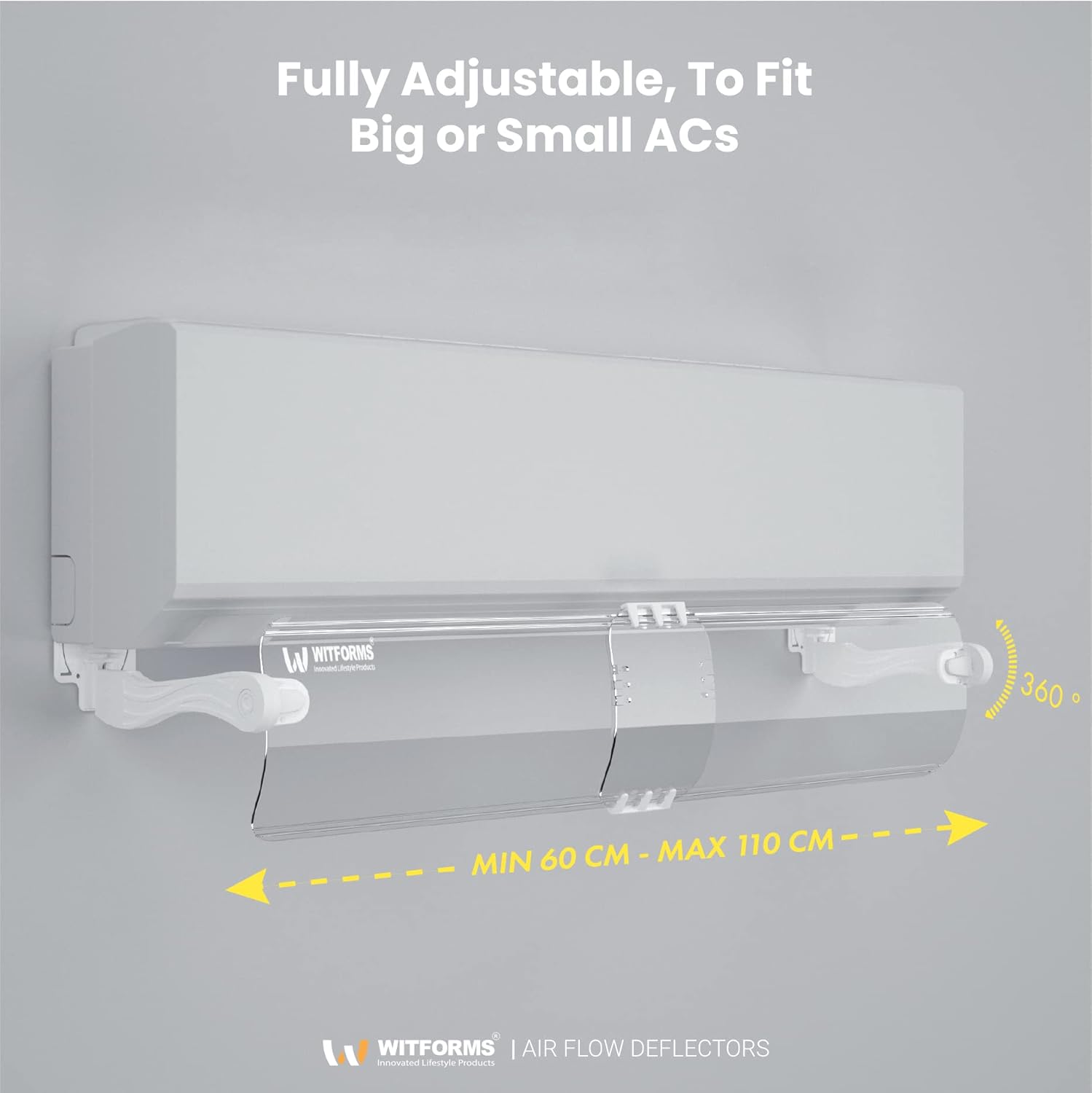 AC Air Deflector for Split Air Conditioners