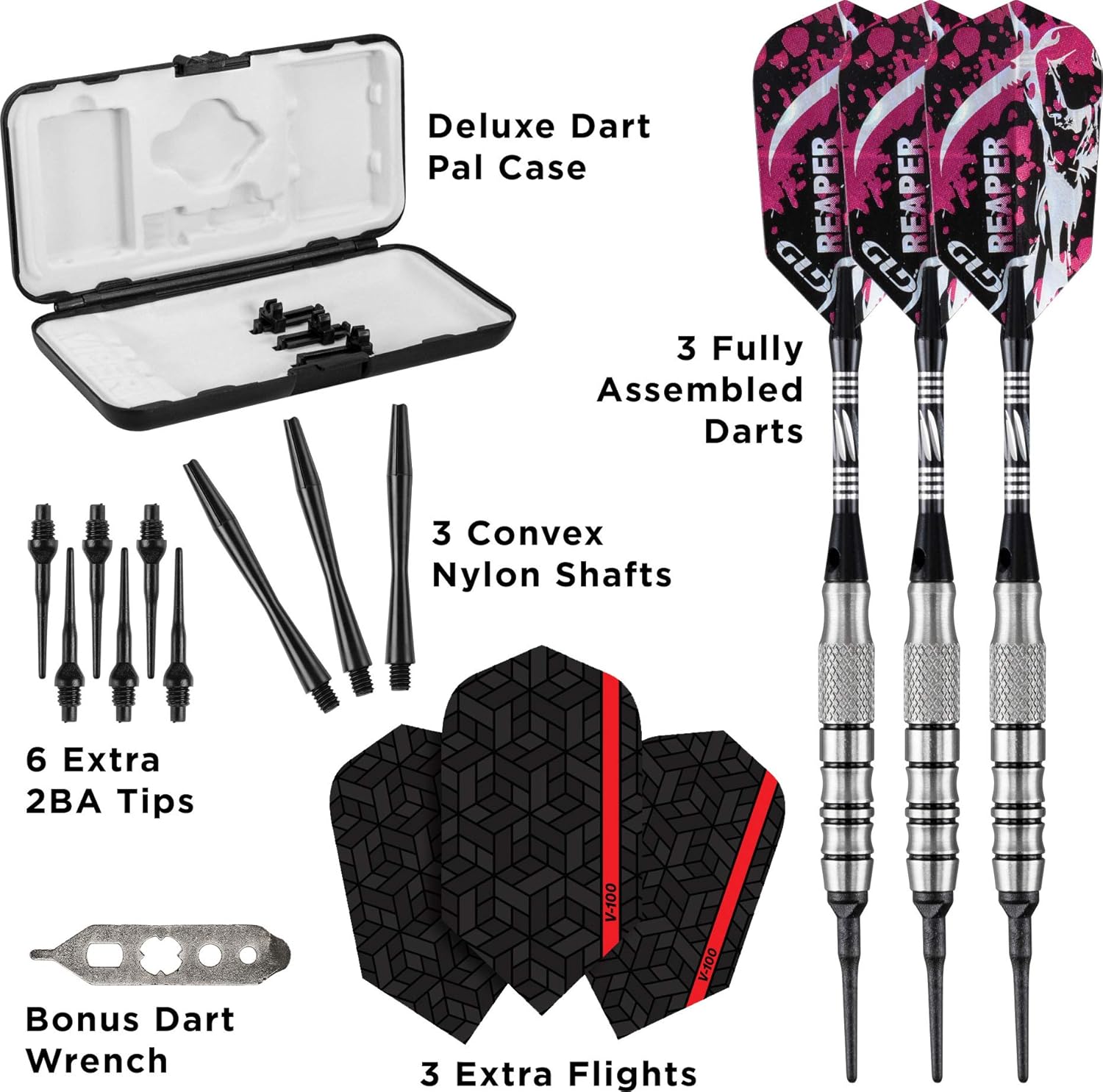 80% Tungsten Darts with Case