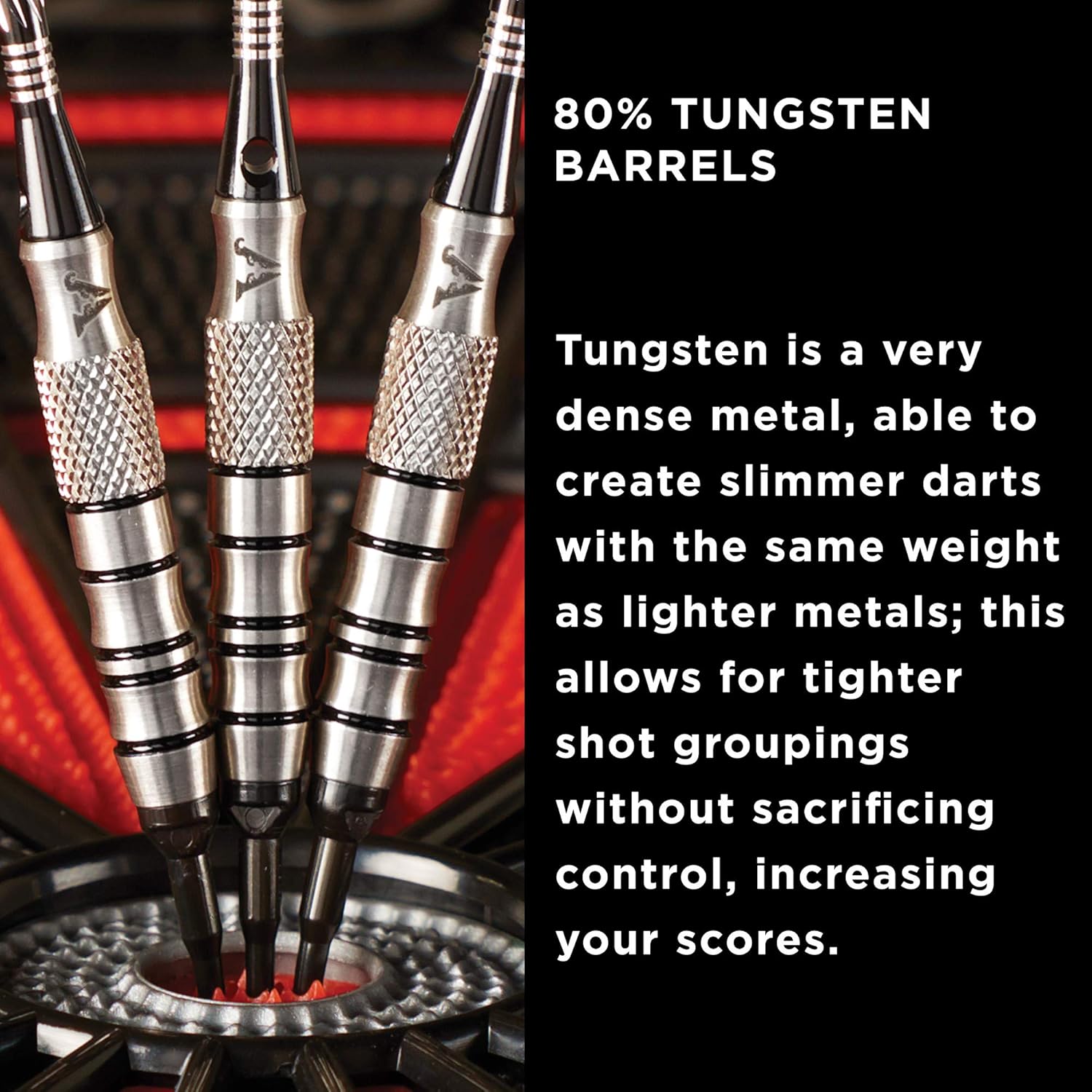 80% Tungsten Darts with Case