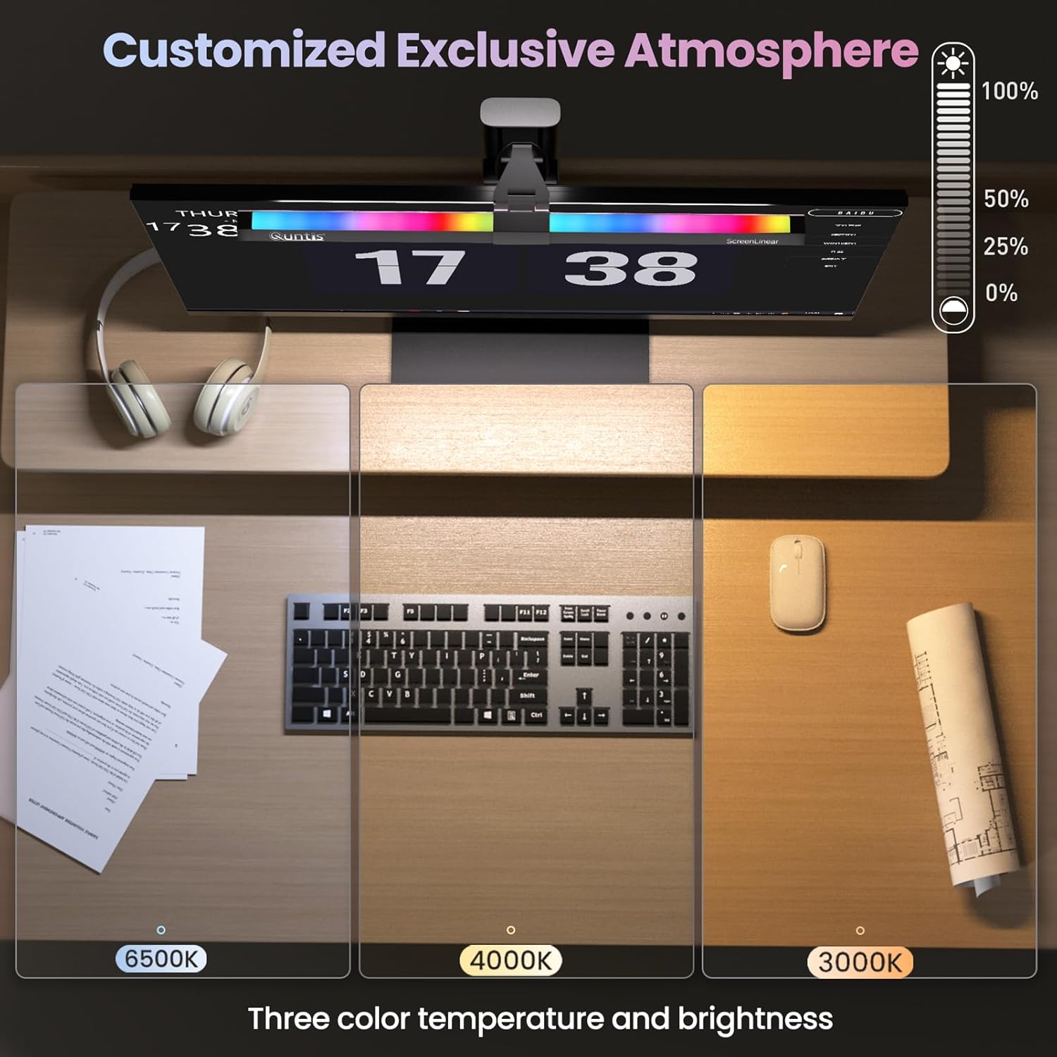 15 Modes RGB Backlight Monitor Light
