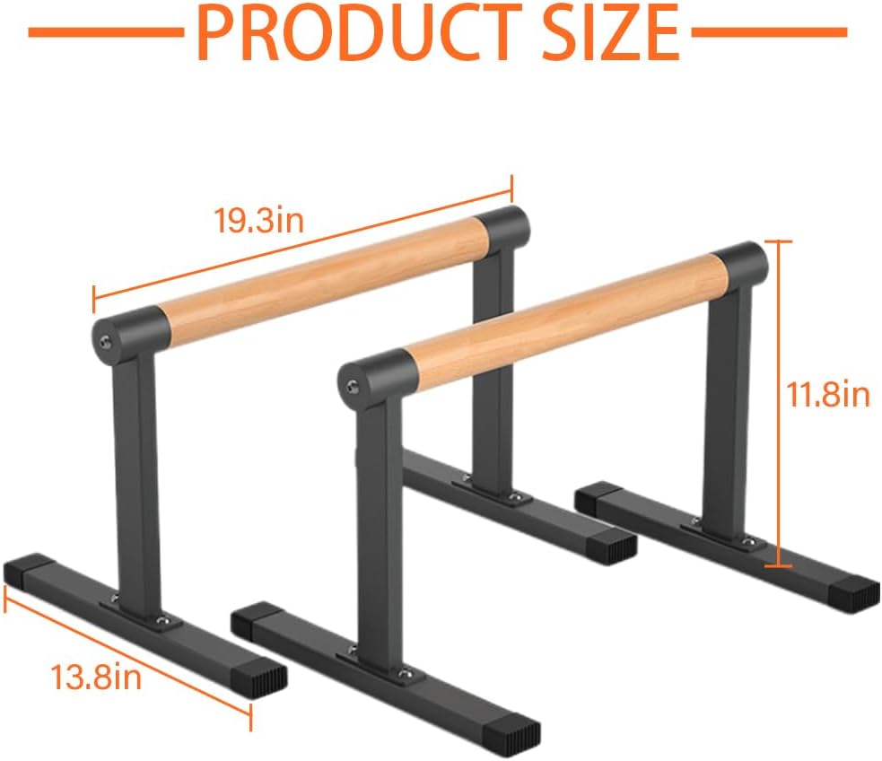 Wooden Parallel Dip Bars