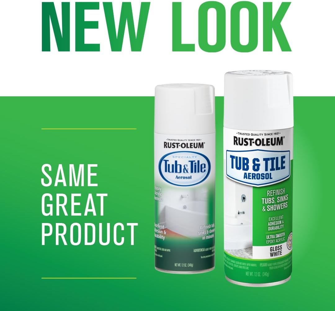 12 oz Bathtub Spray Paint, Gloss White