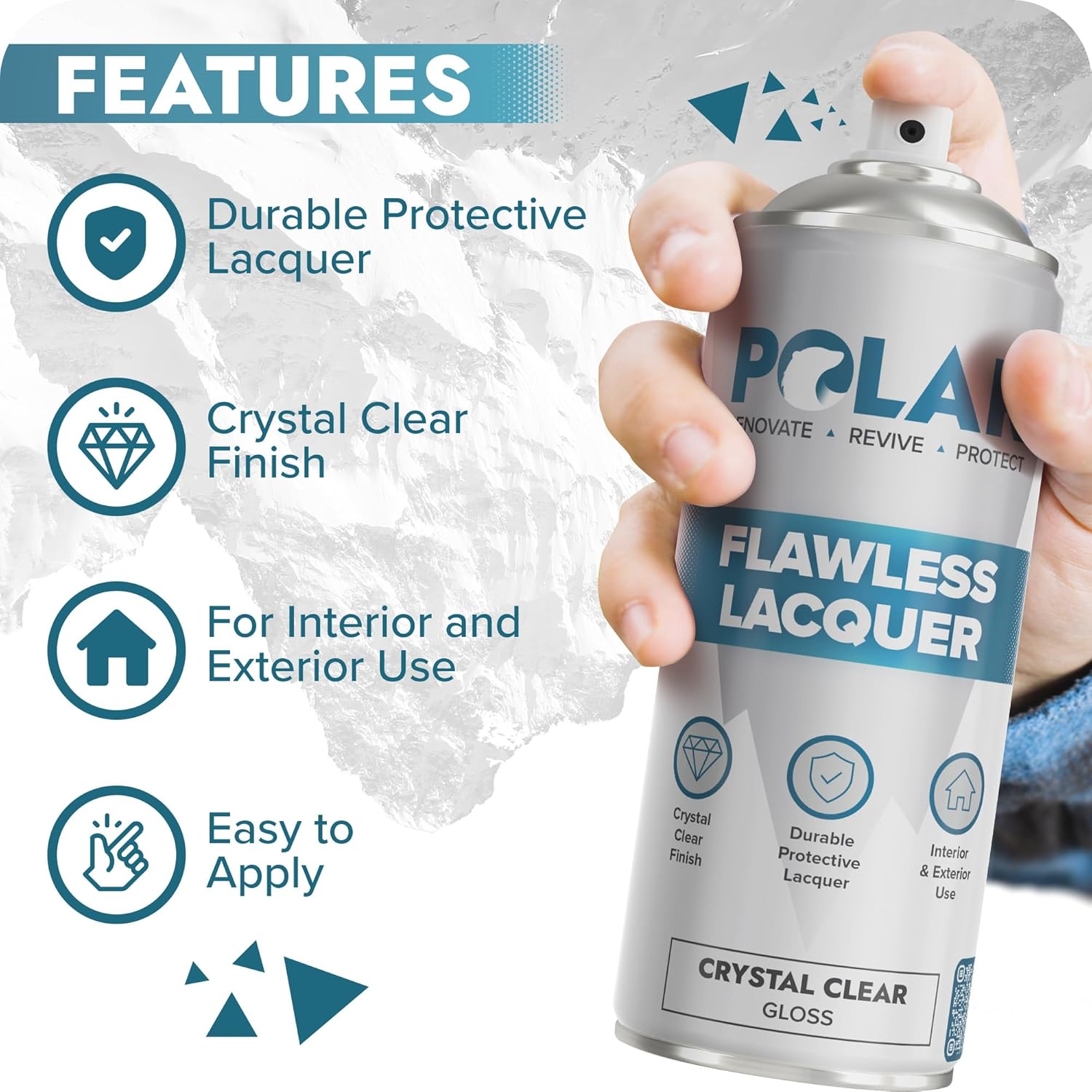 2 Pack Clear Lacquer Spray