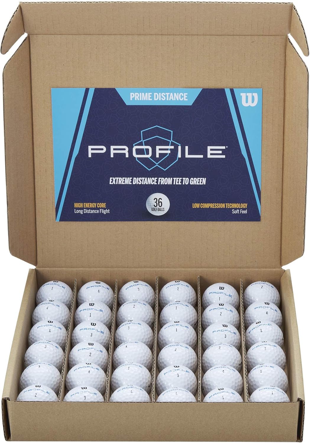 Profile Distance Golf Balls 36's