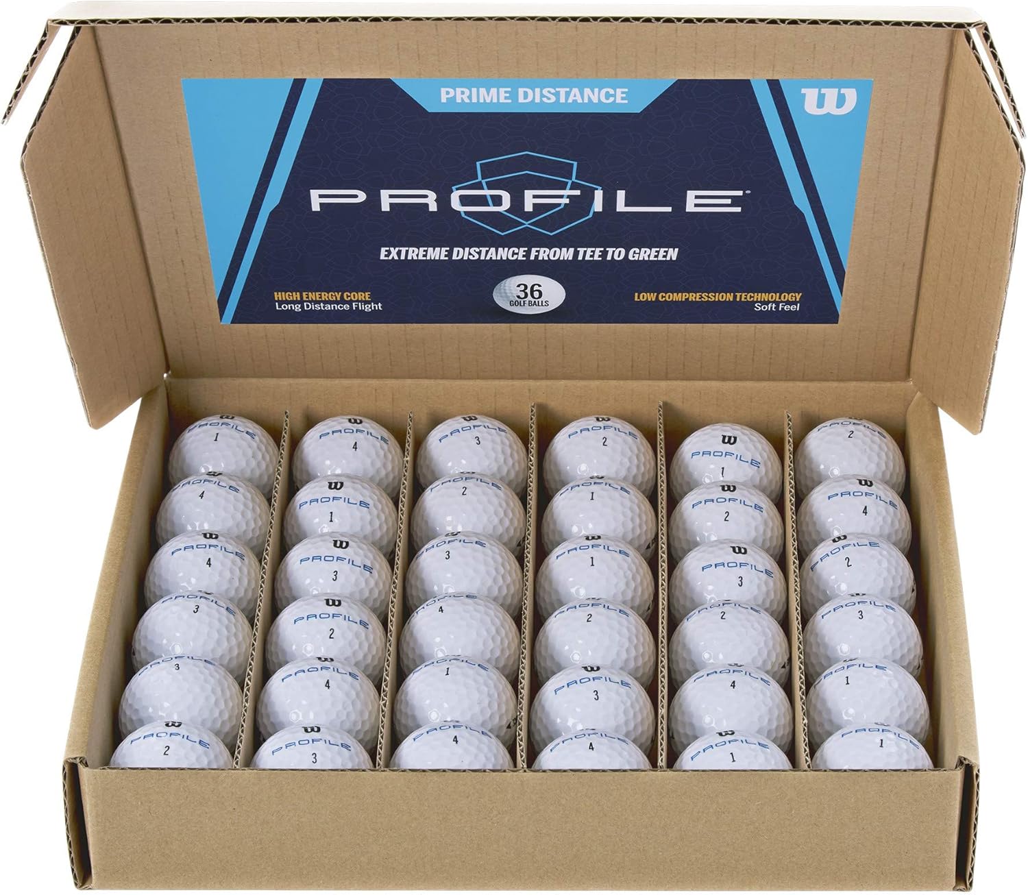 Profile Distance Golf Balls 36's