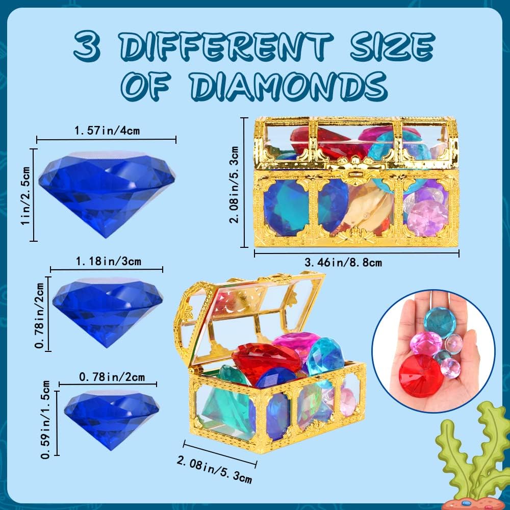 10 Gemstones Diving Pool Toys