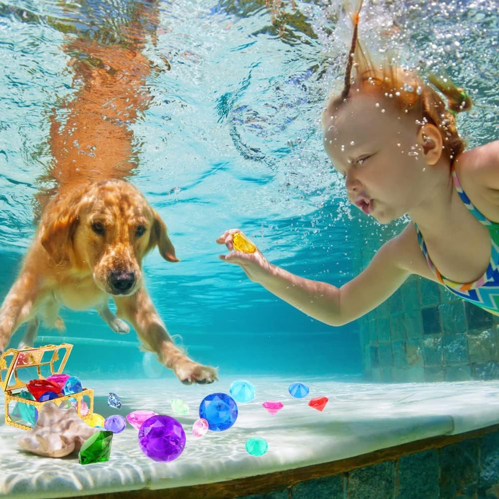 10 Gemstones Diving Pool Toys