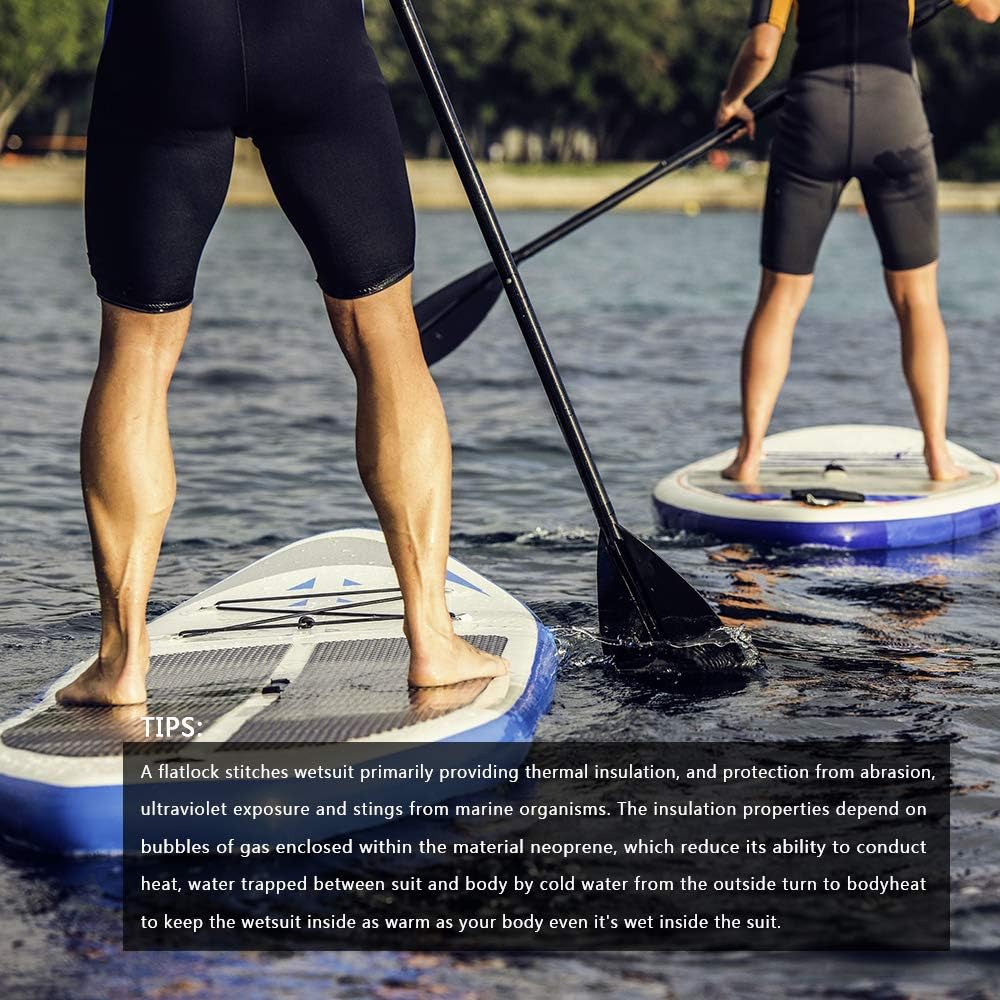 Men's 3mm Short Wetsuit, Women's Full Body Wetsuit