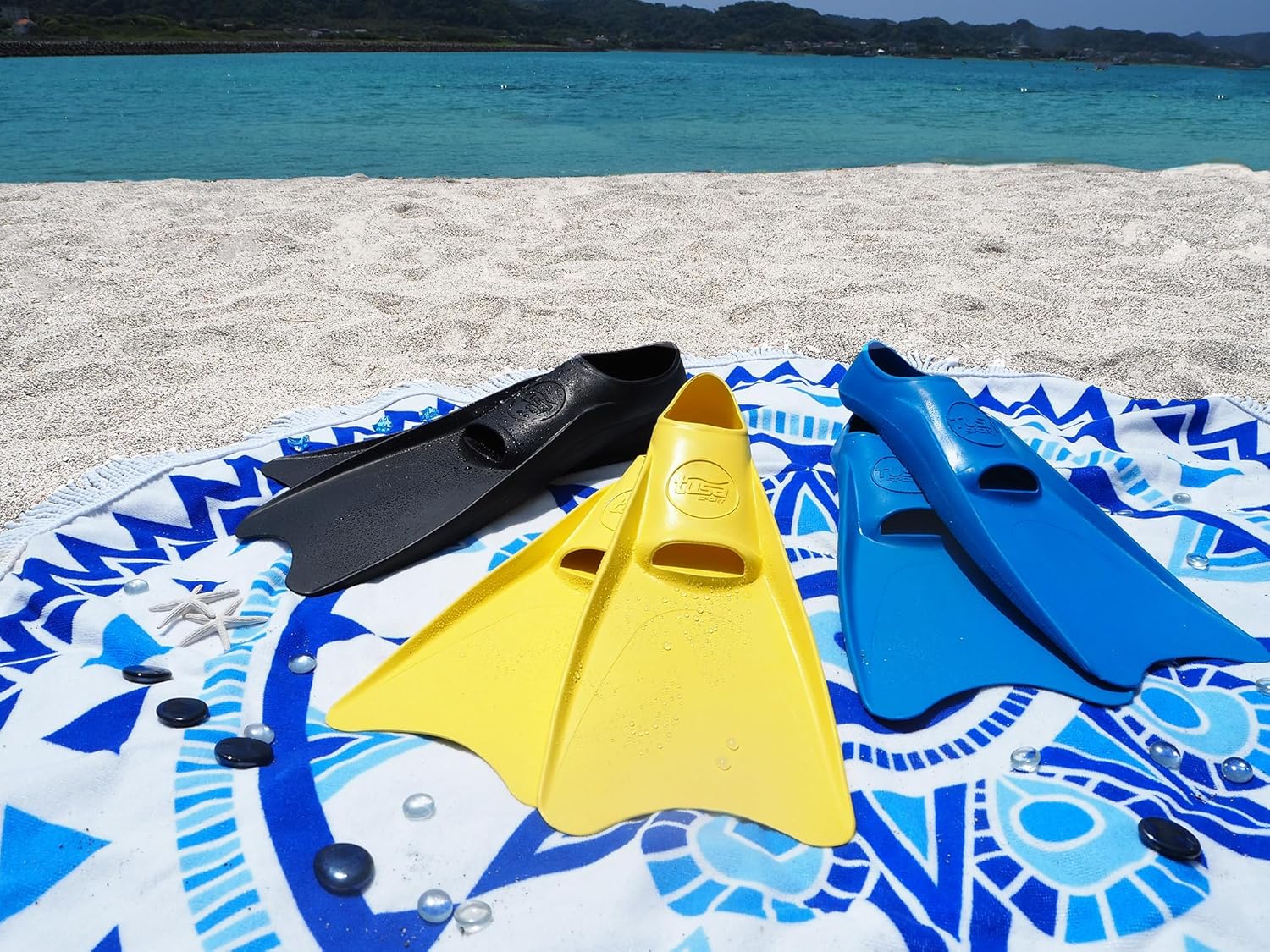 Sport Full Foot Rubber Snorkeling Flippers