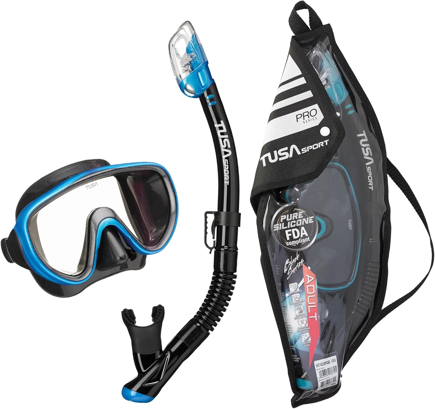 Sport Adult Serenity Mask and Dry Breathing Tube