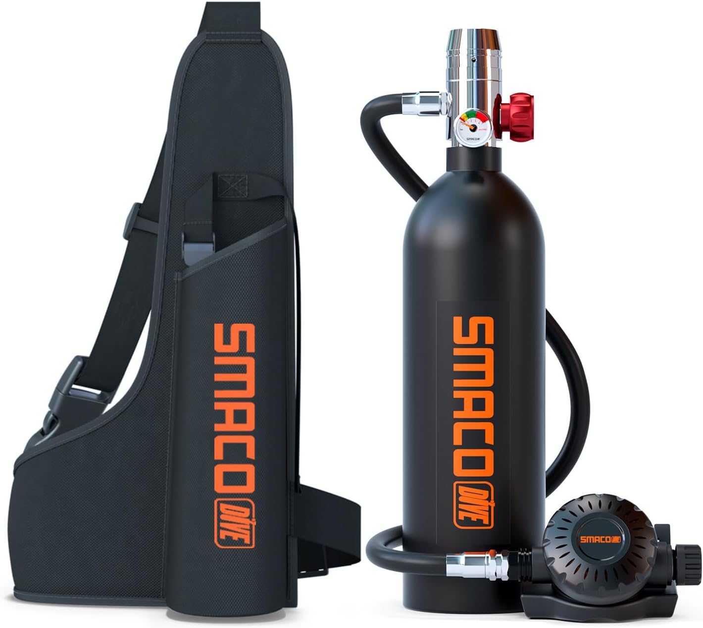 1L Mini Scuba Tank, Up to 20 Minutes Dive Time