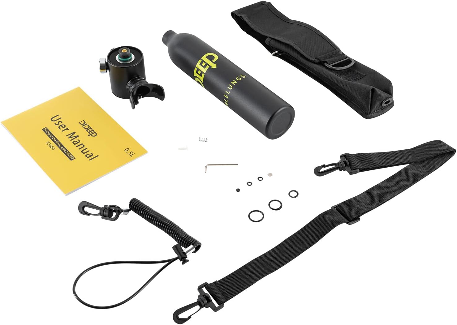 Mini Scuba Tank Dive Set, 0.5L Oxygen Tank
