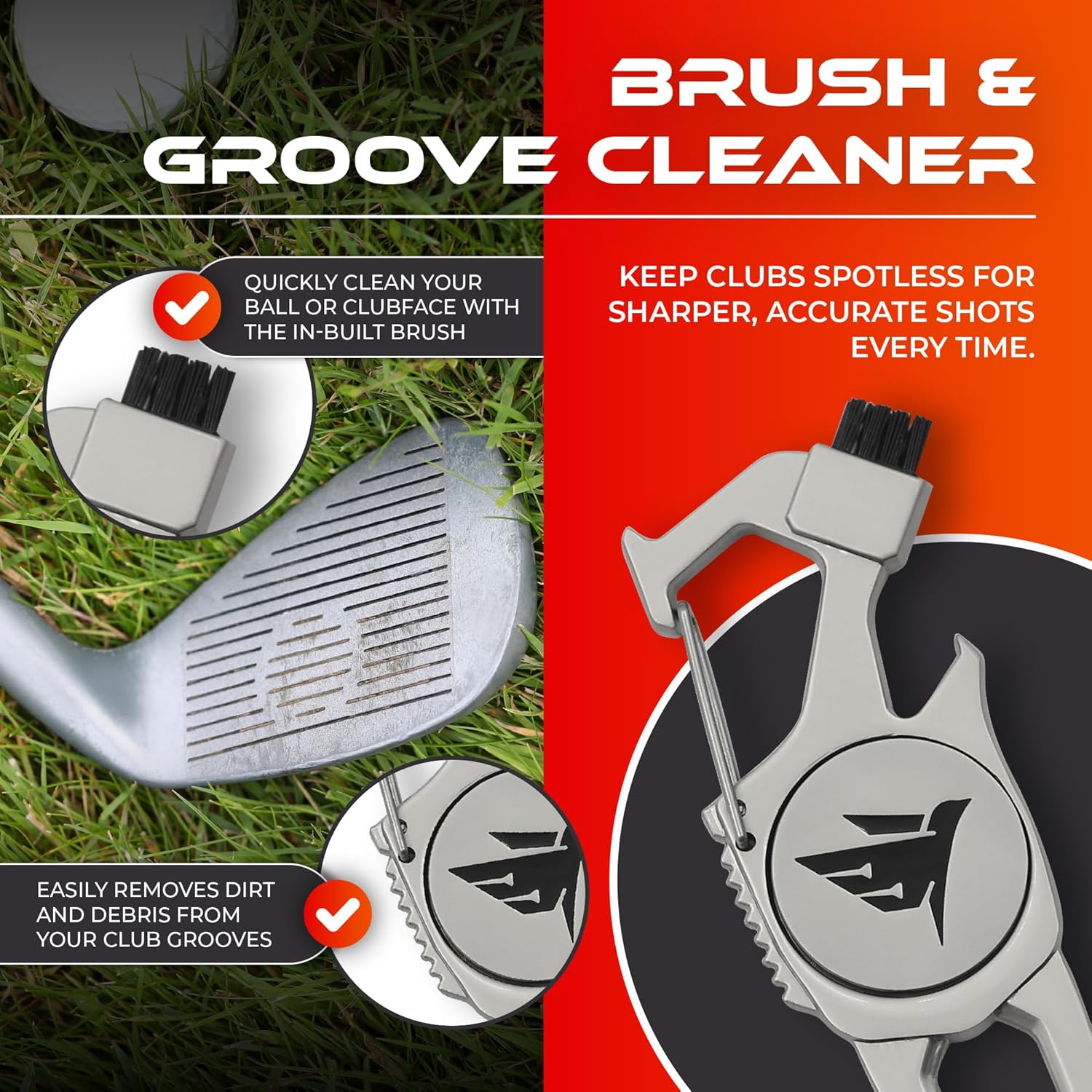 7 in 1 Golf Turf Pitch Marker Repair Tool