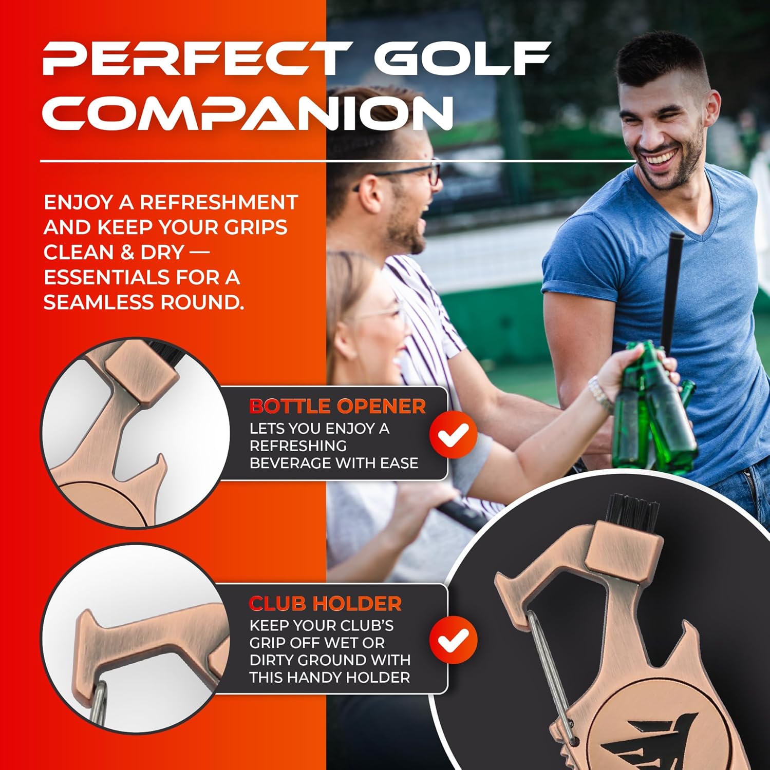 7 in 1 Golf Turf Pitch Marker Repair Tool