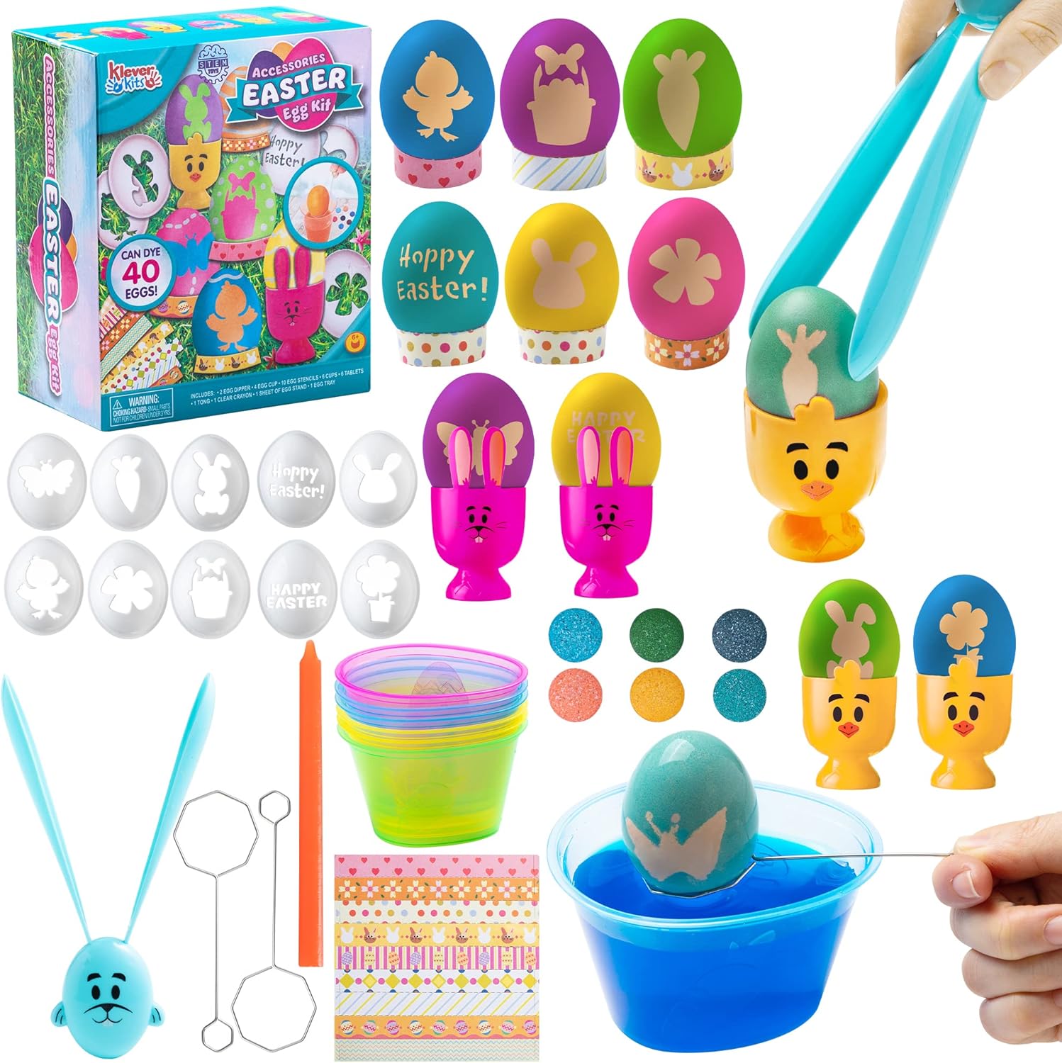 40 Pack Easter Egg Dye Kit