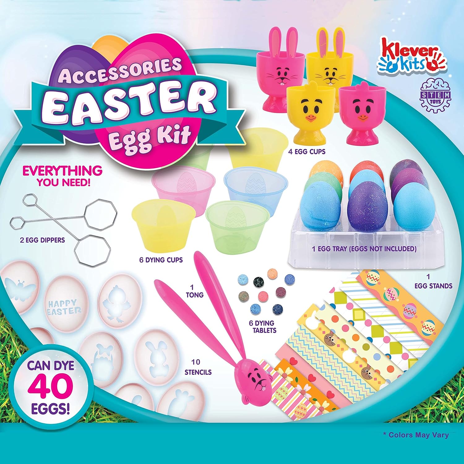 40 Pack Easter Egg Dye Kit