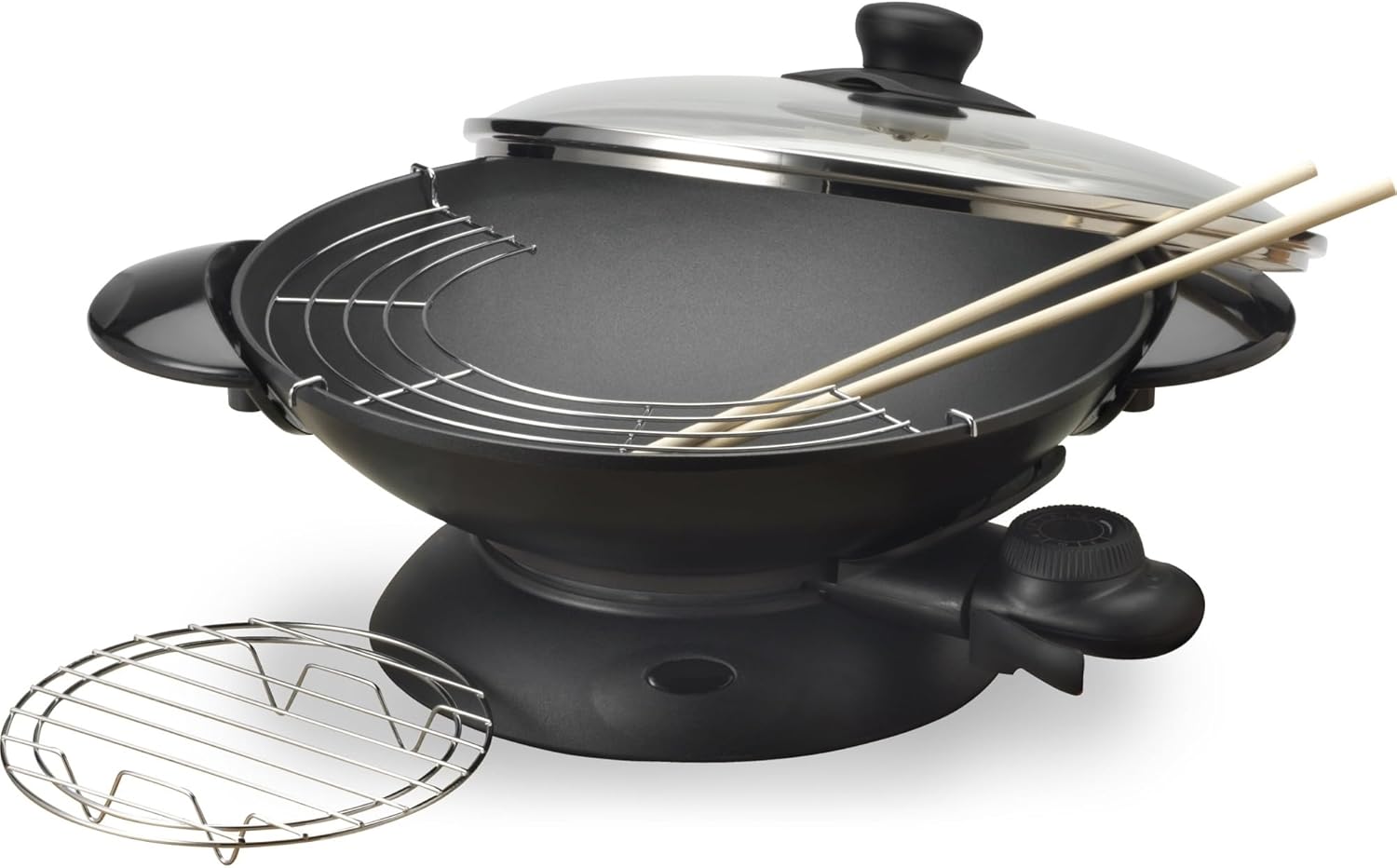 Professional 5Qt. Electric Wok, Easy to Clean