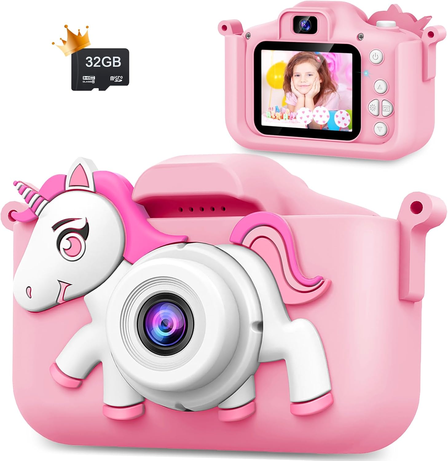 Kids Camera, 32GB SD Card