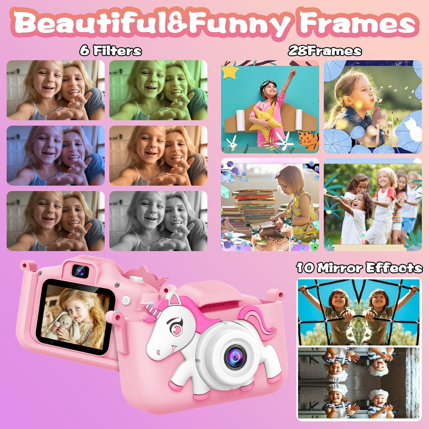 Kids Camera, 32GB SD Card