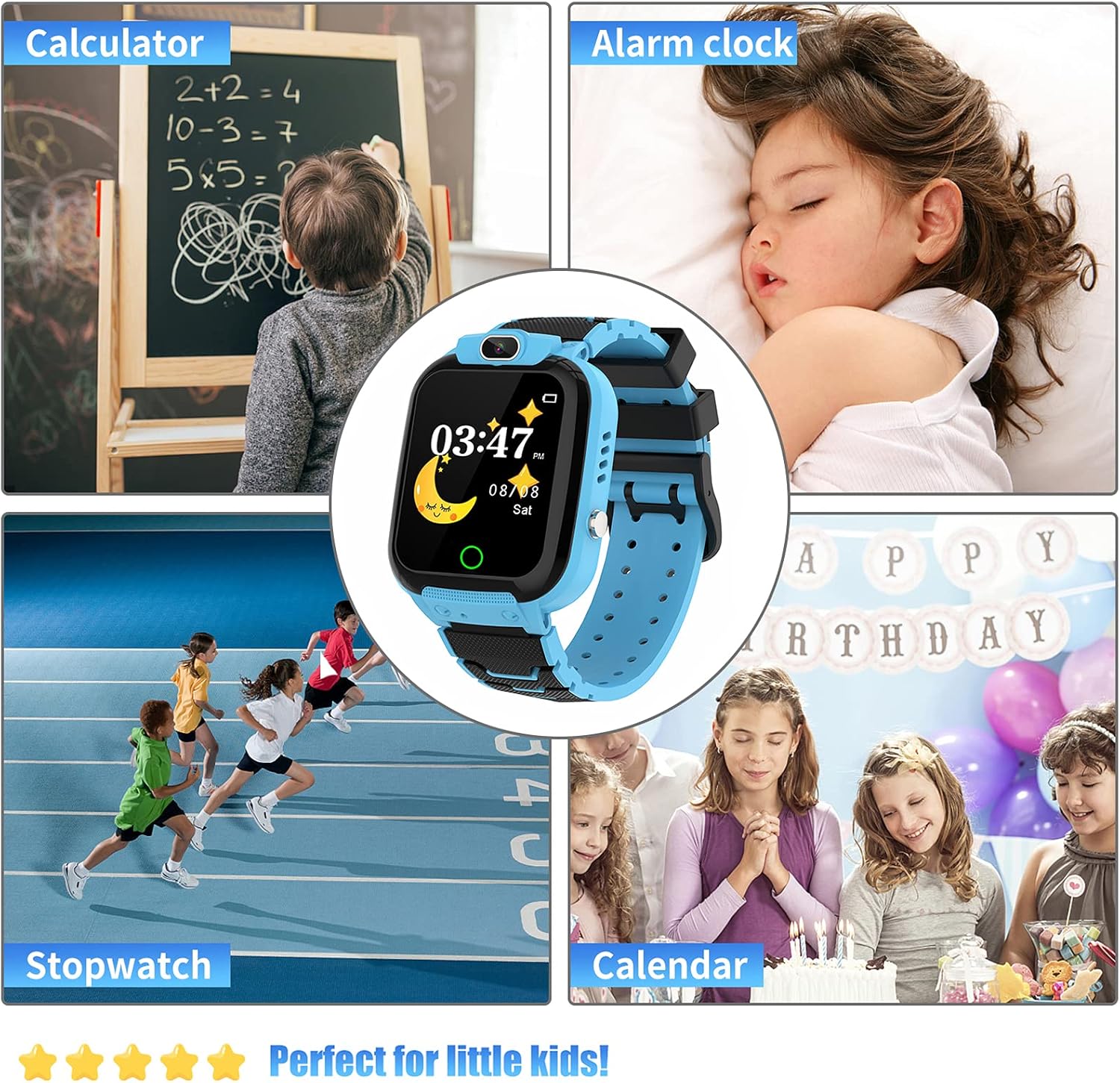 Smart Watch for Kids, Touch Screen Watch with Camera
