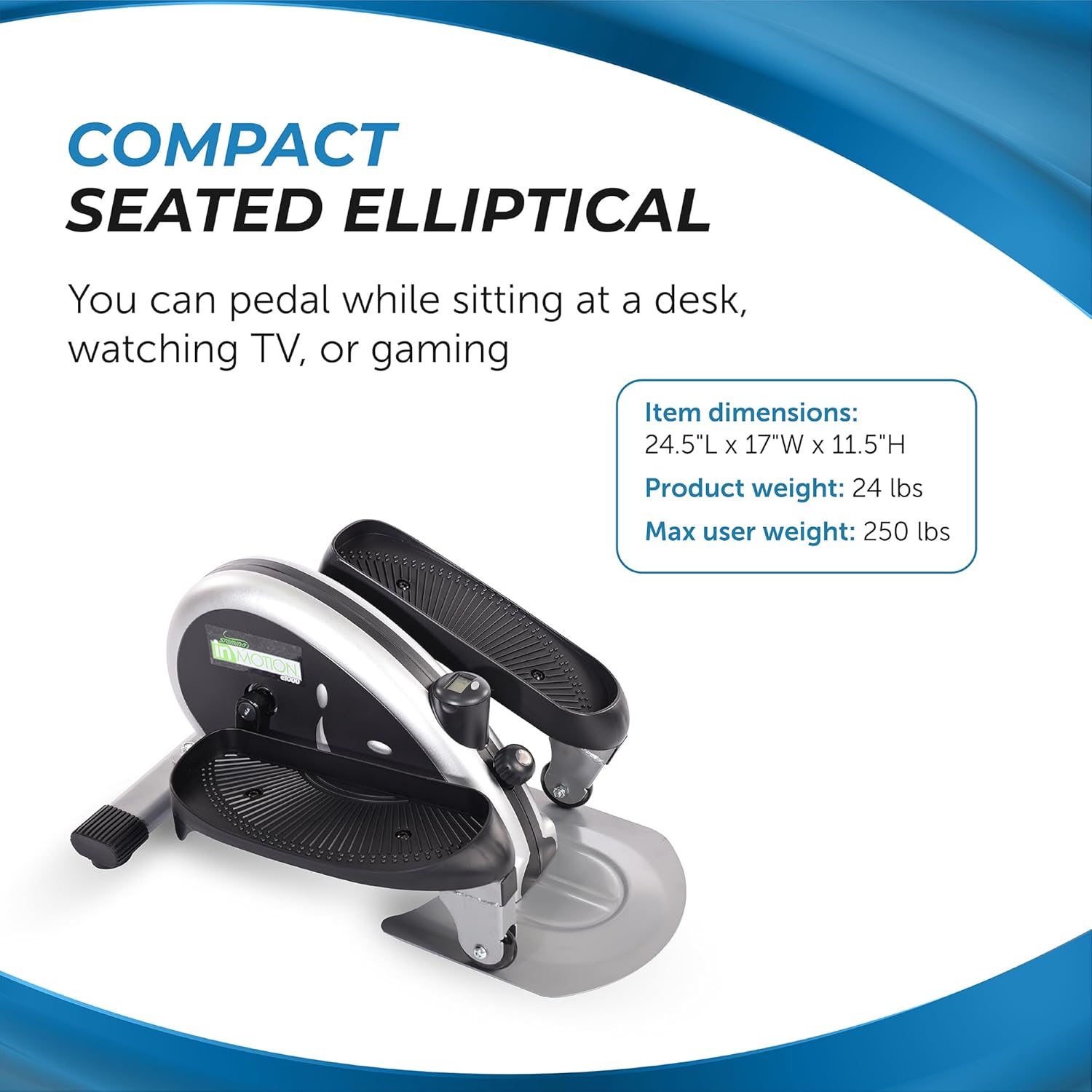 Foot Exerciser Under Table Elliptical