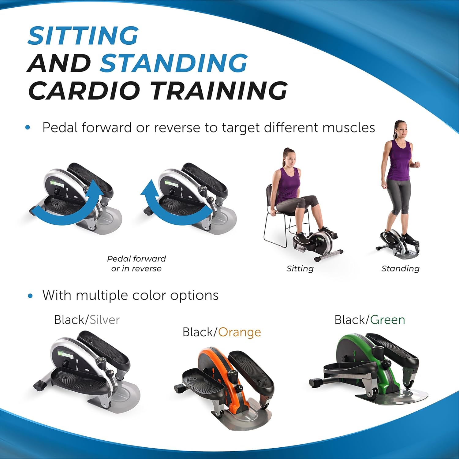 Foot Exerciser Under Table Elliptical