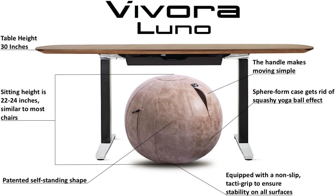 Vivora Luno Self-Standing Ball Chair