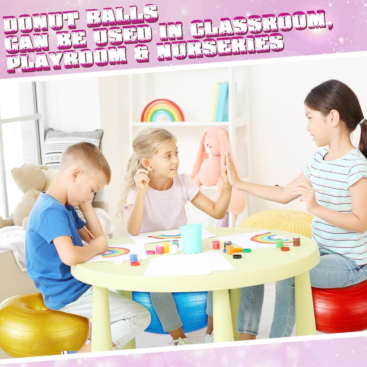 4 Piece Flexible Seating Set