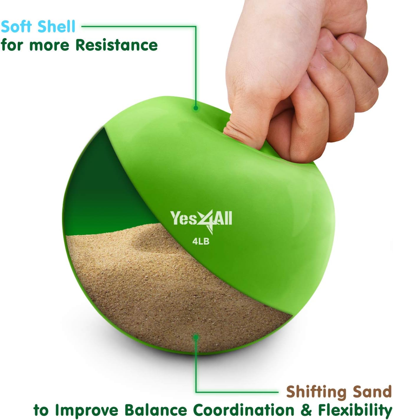 Weighted Exercise Ball