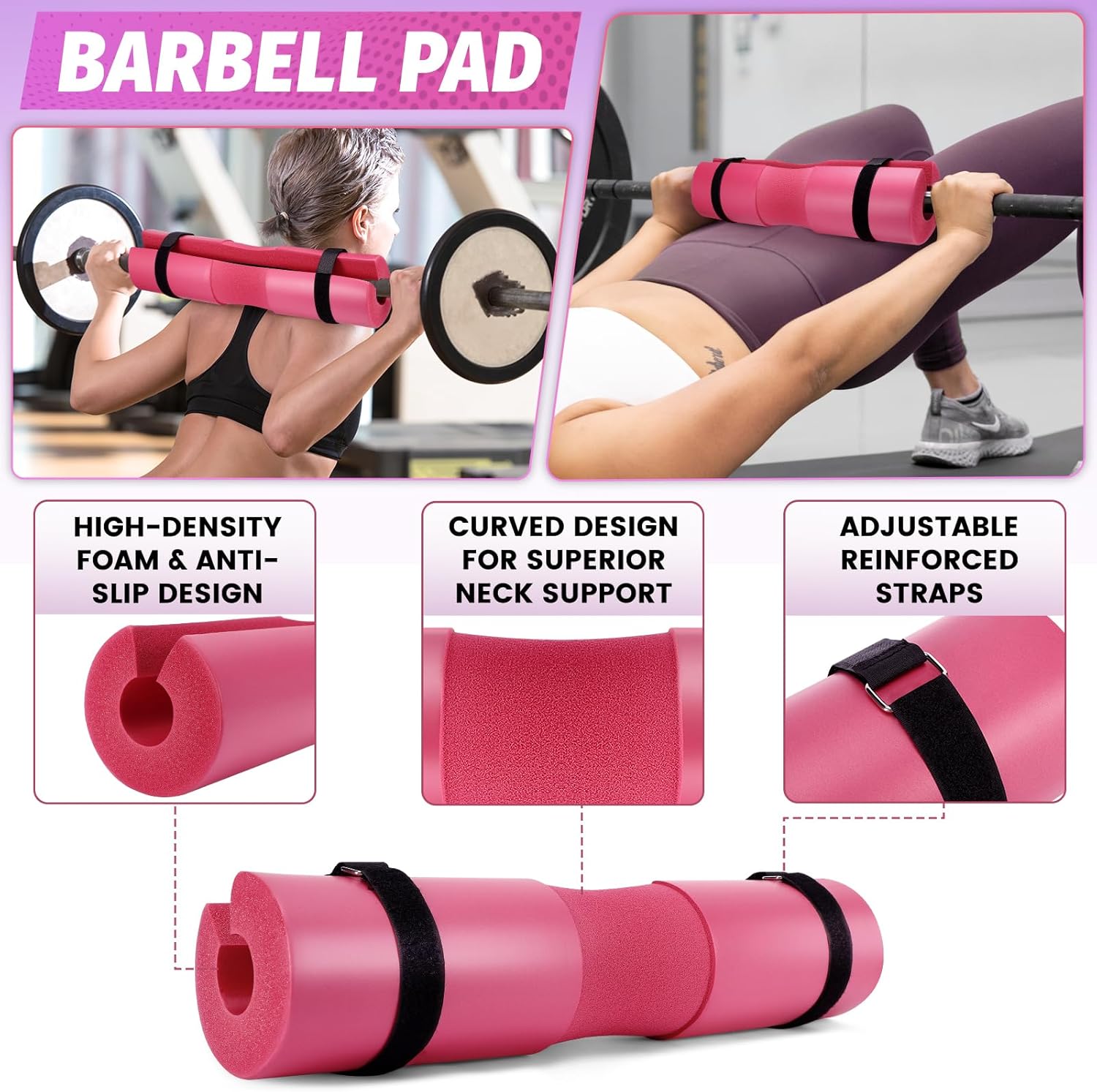 Fitness Barbell Mat Set