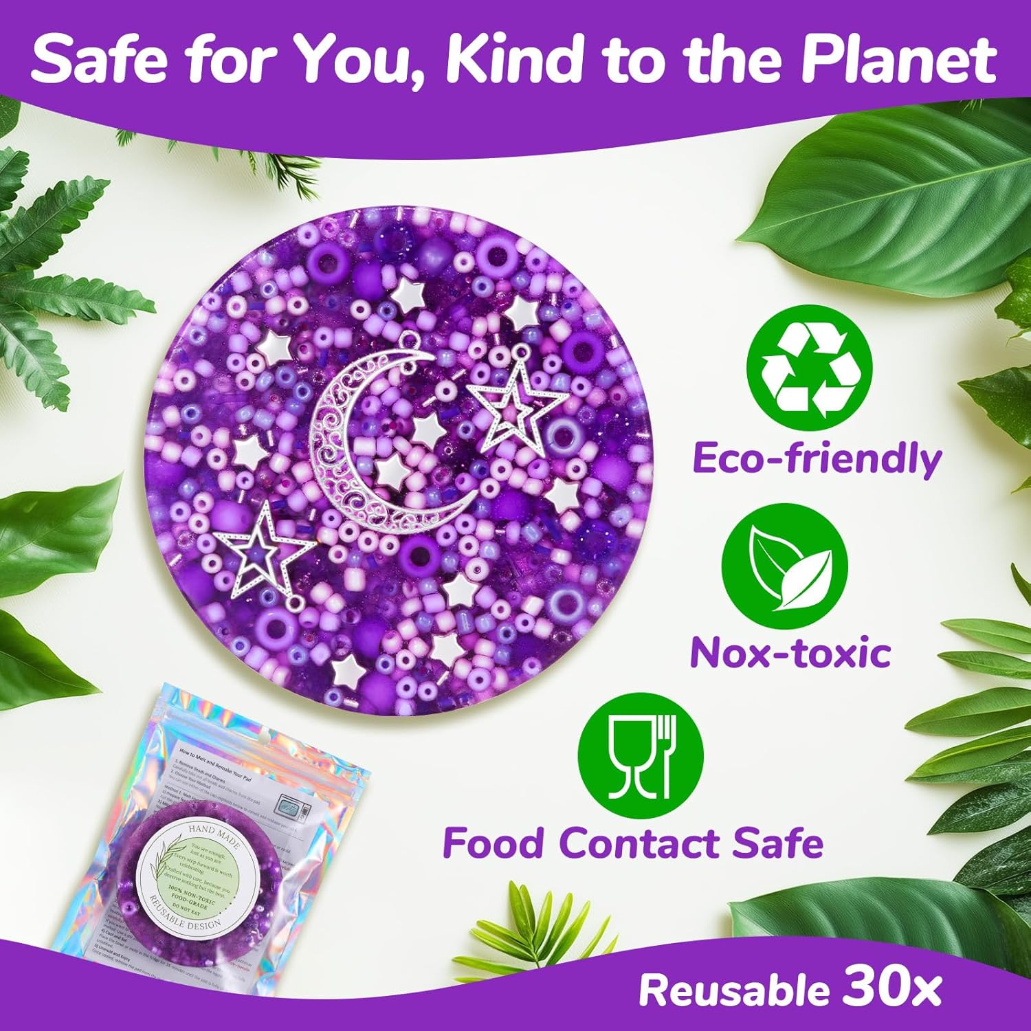 Reusable Picky Fidget Pad, Anxiety Relief Toy