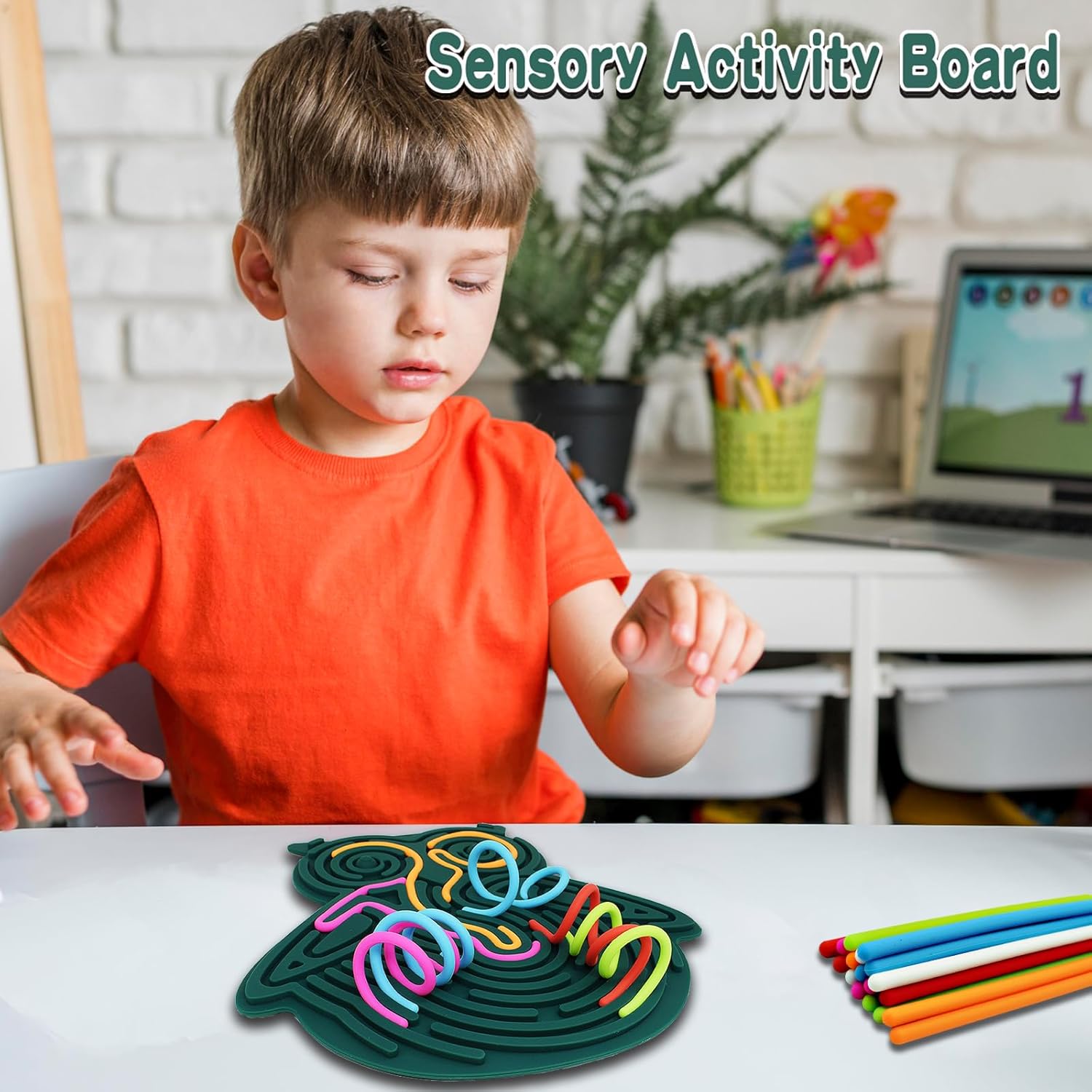 Sensory Fidget Toys, Double Sided Silicone Stress Relief