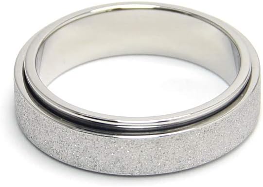 Titanium Stainless Steel Anxiety Ring
