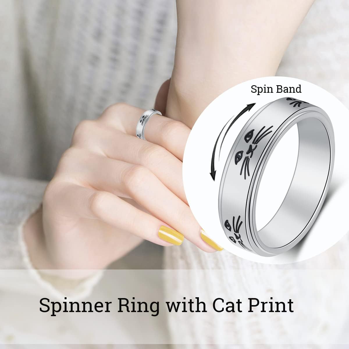 Anxiety Ring, Spinning Ring, Decompression Ring