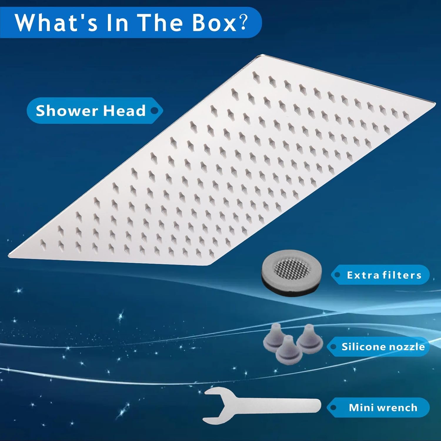 12" Voolan Rain Shower Head