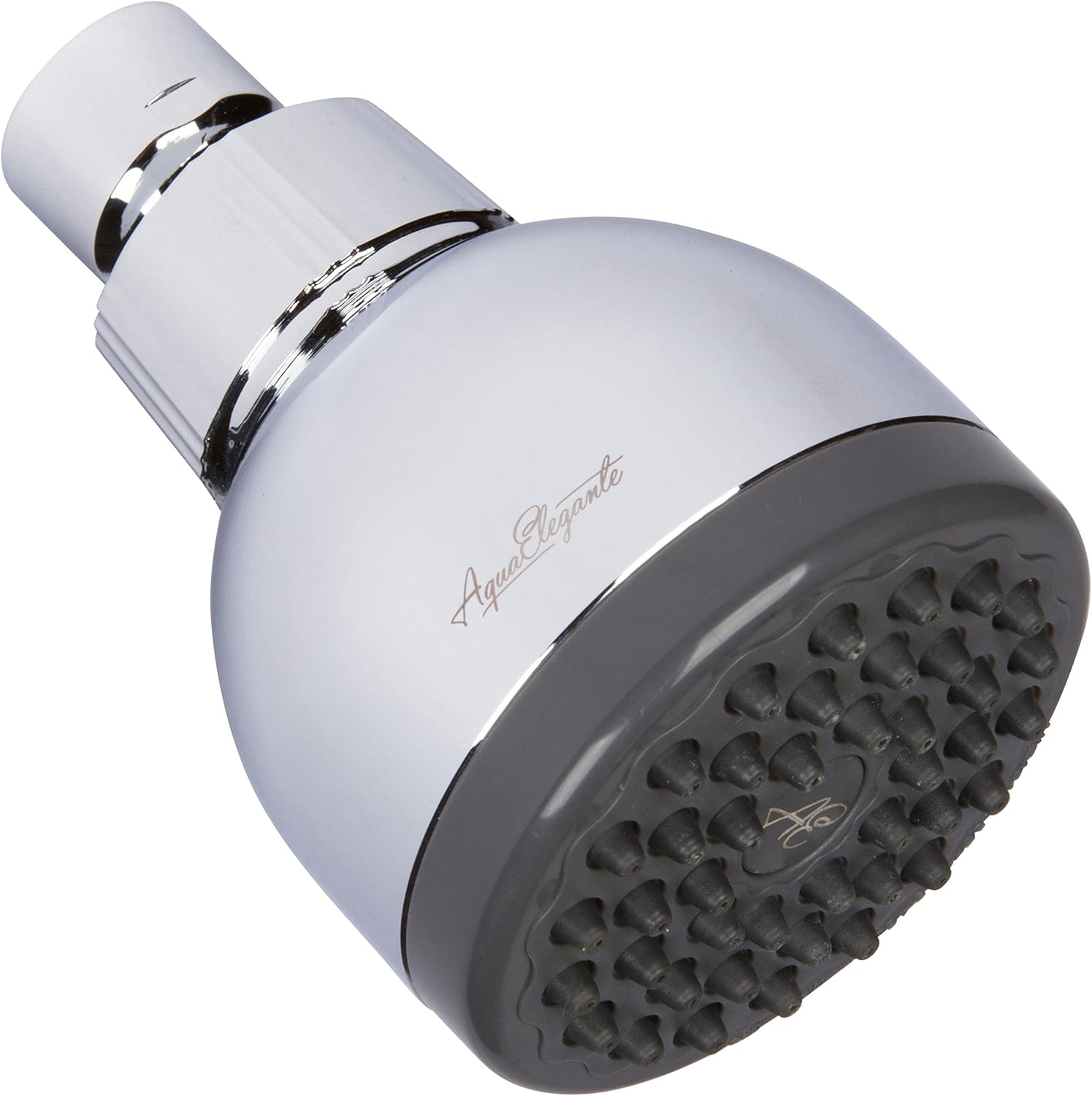 Aqua Elegante 3 inch (Approx. 7.6 cm) High Pressure Shower Head - Optimal Pressure Boost, Wall Mount, Bathroom Shower Head for Low Flow Showers, 2.5 GPM - Chrome Plated