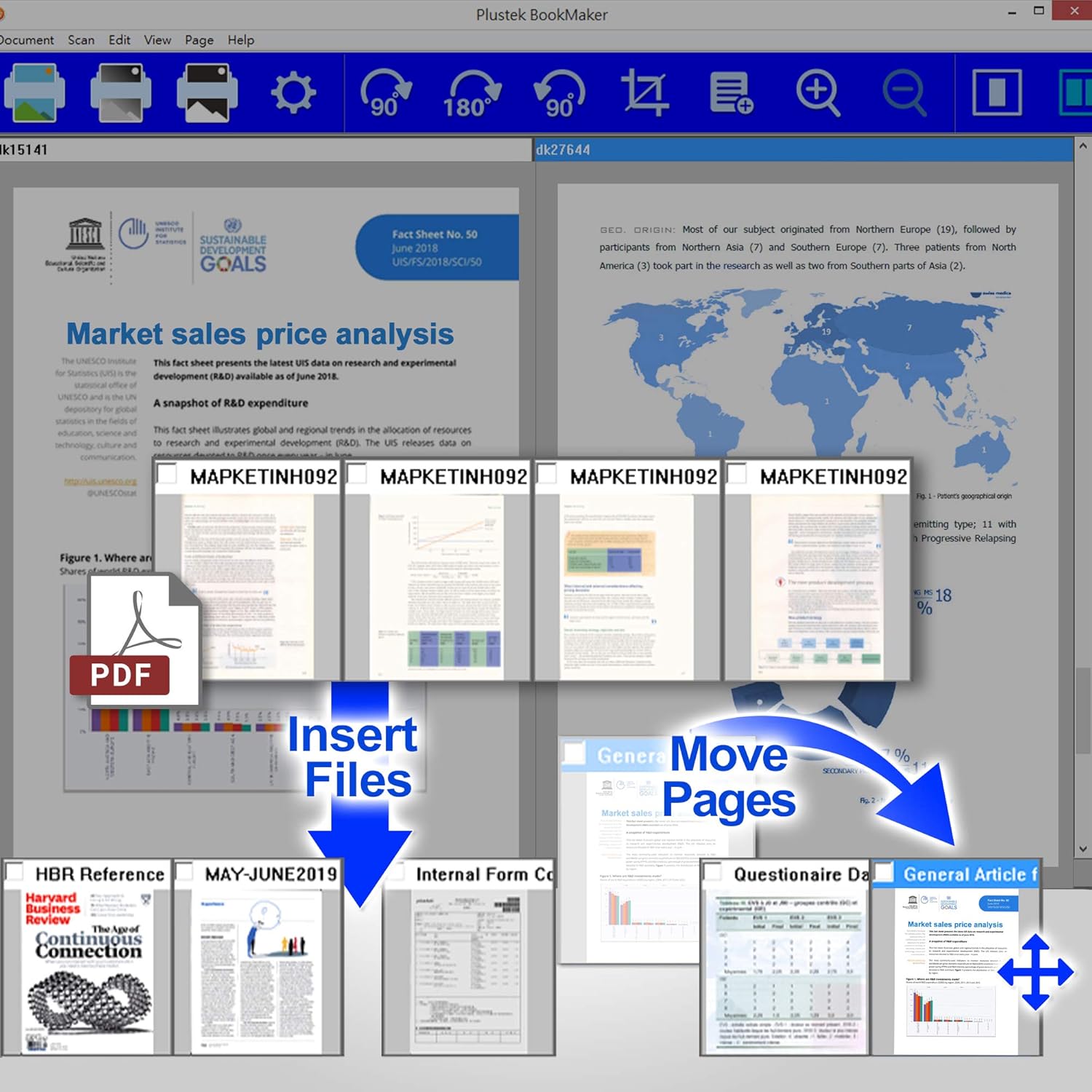 Plustek OpticBook 4900 Scanner with Book - Simplify scanning, digitize your paper/documents and organize them with software for archiving, finding and sharing files.