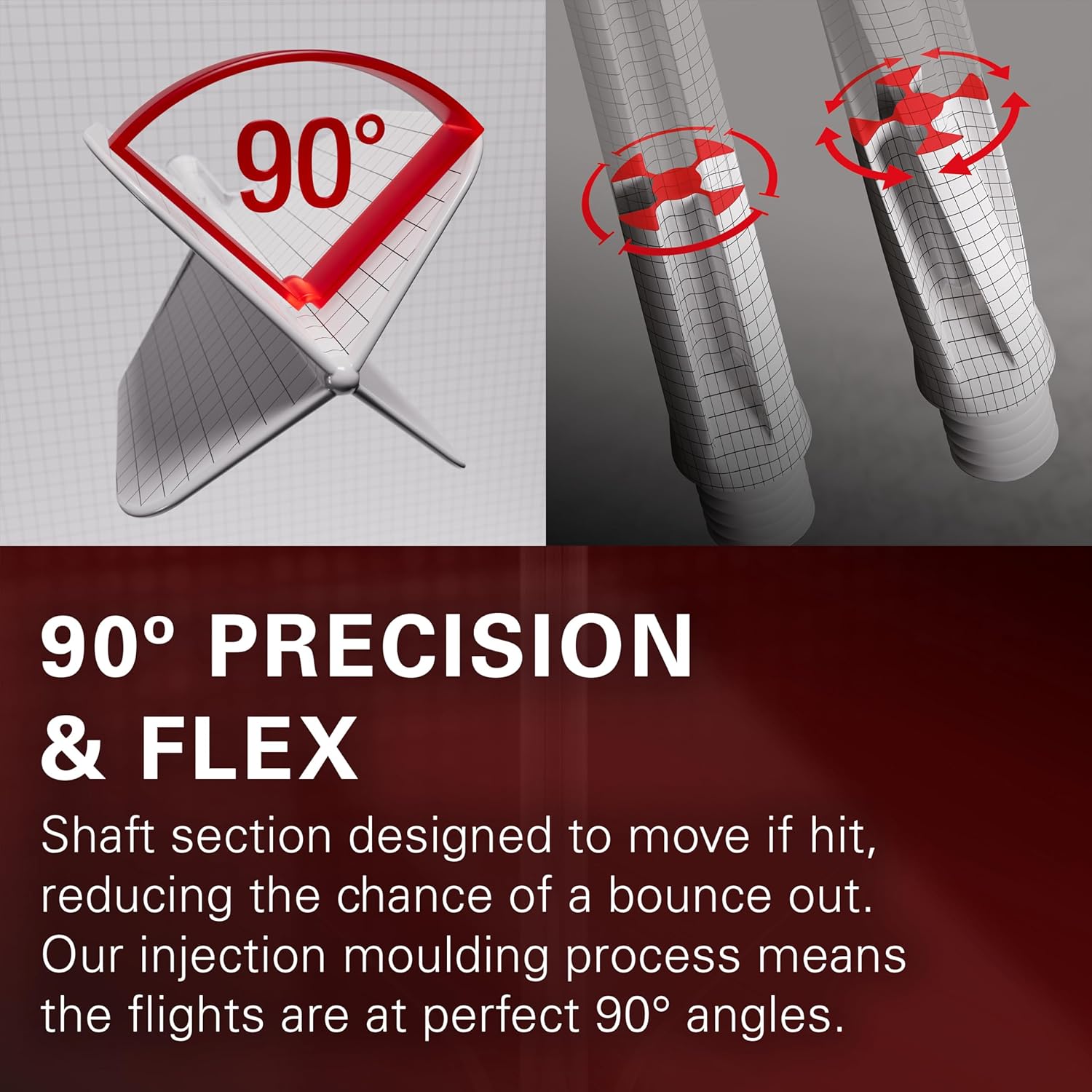 K-Flex 9 Pack Dart Flights and Shafts