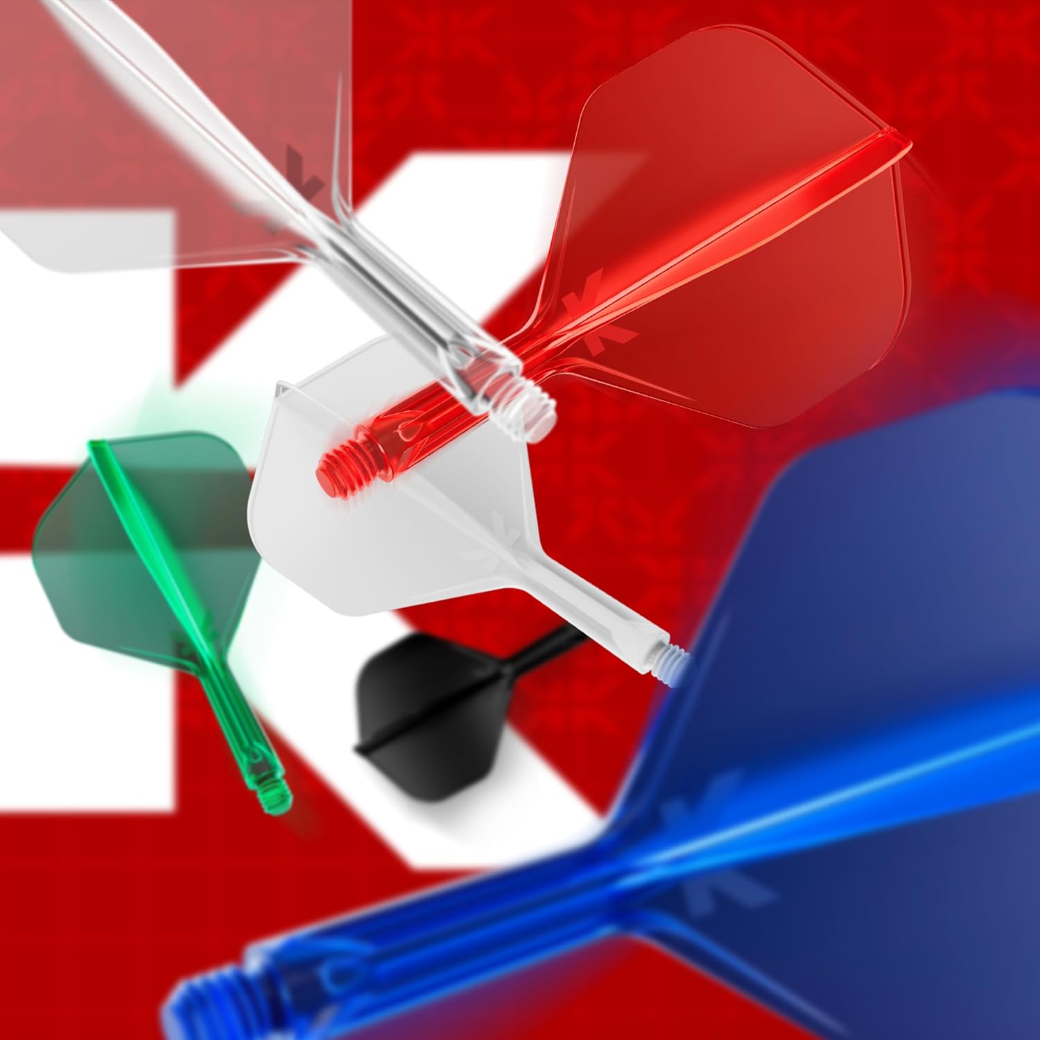 K-Flex 9 Pack Dart Flights and Shafts