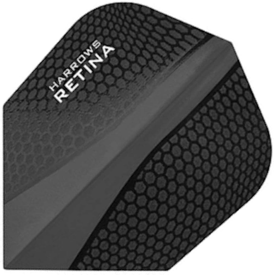 5 Sets Harrows Retina Black Dart Flights